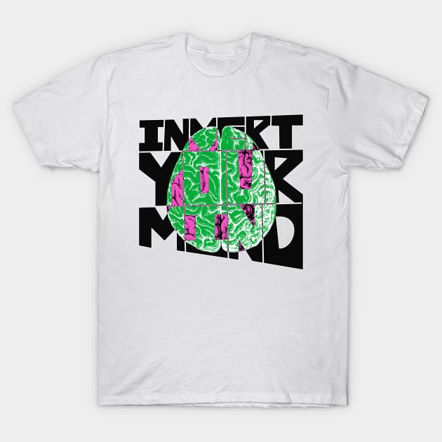 Invert your mind black T-Shirt by Segrom